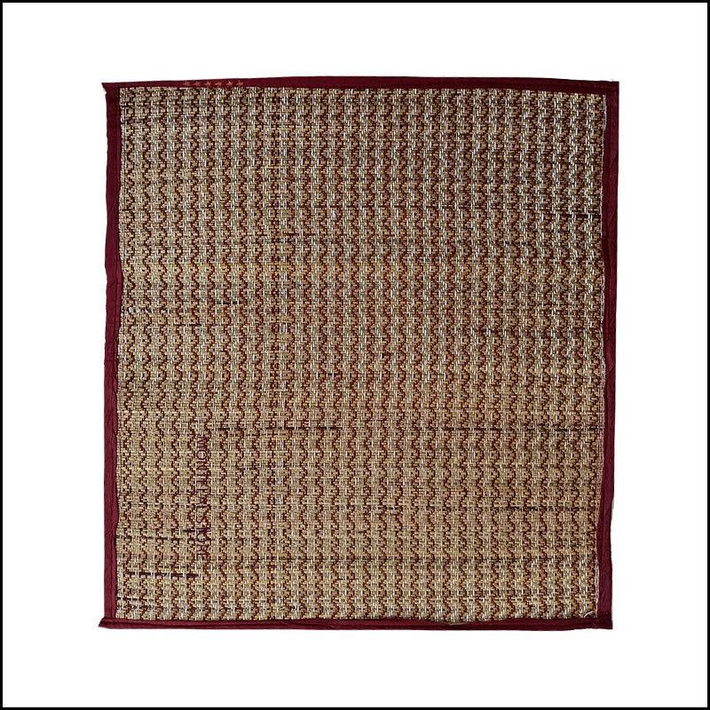 Handmade Eco-Friendly River Grass Mat - Green Ninja