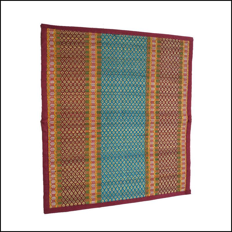 Handmade Eco-Friendly River Grass Mat - Green Ninja