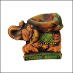 Handmade Elephant Diya - Green Ninja