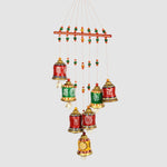 Hanging Bells Wind Chime In Metal - Green Ninja