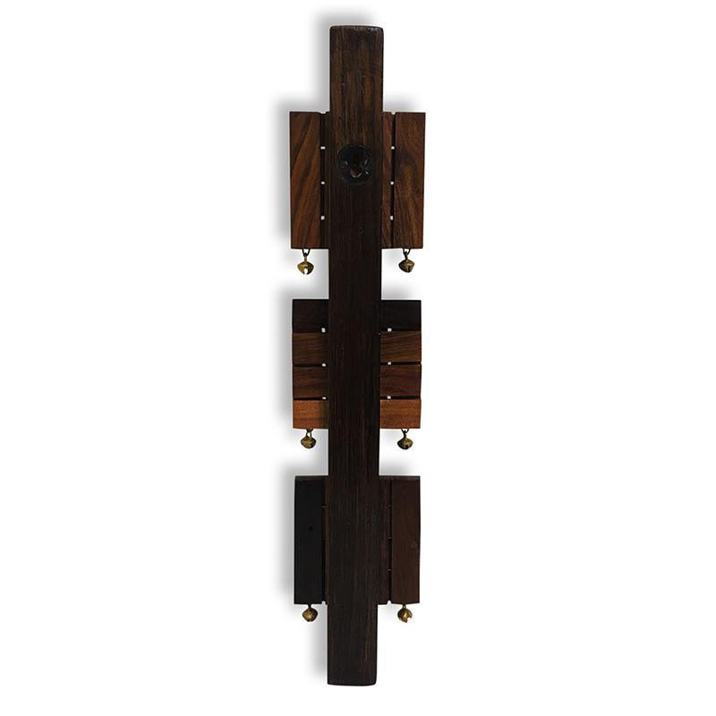 Key Holder In Sheesham & Teak Wood - Green Ninja