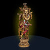 Large Lord Krishna Polyresin - Green Ninja