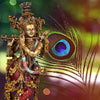 Large Lord Krishna Polyresin - Green Ninja