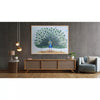 Large Peacock Portrait canvas art - Green Ninja