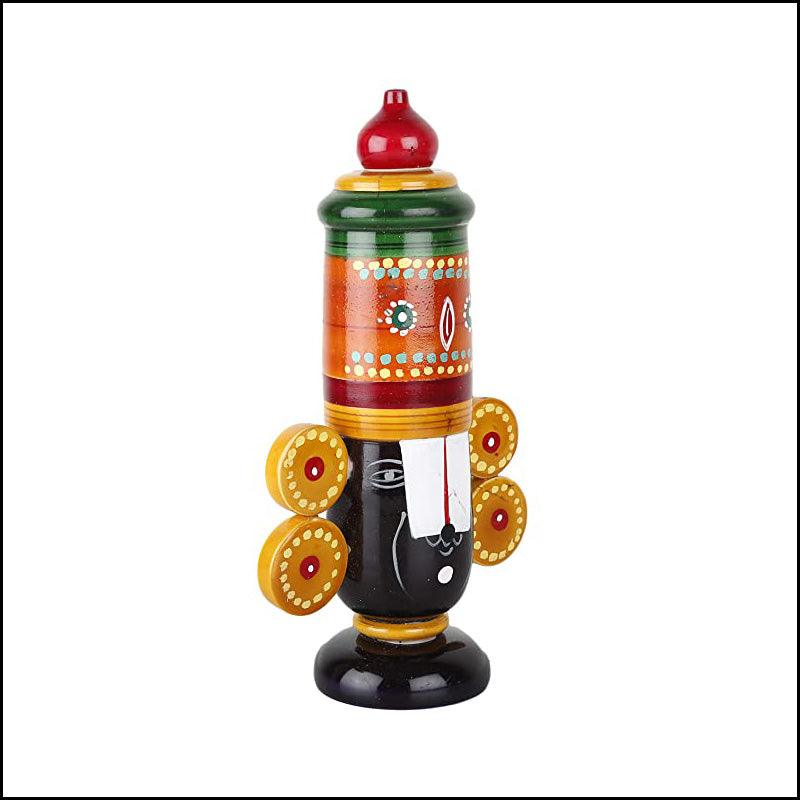 Lord Balaji Wooden Figurine - Green Ninja