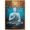 Lord Buddha Portrait Canvas Art - Green Ninja