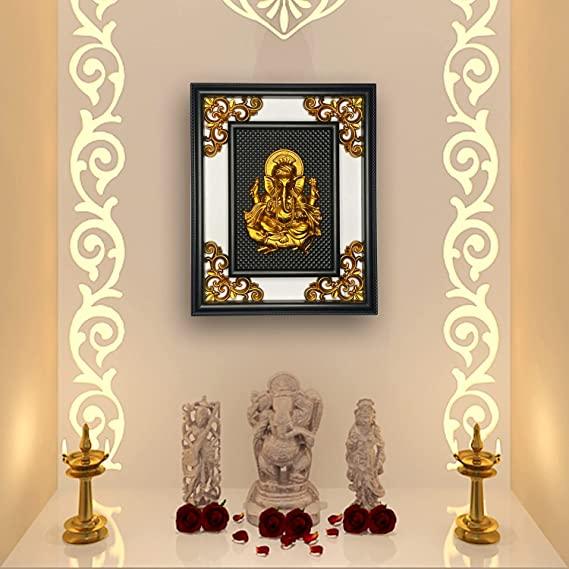 Lord Ganesha Wall Decor - Green Ninja