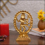 Lord Natraj Figurine in Metal - Green Ninja