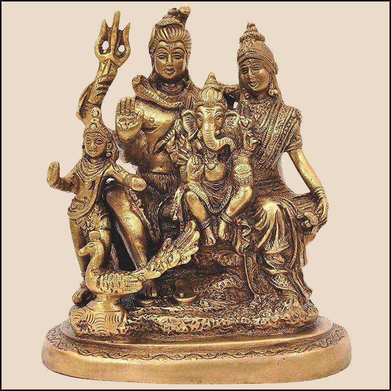 Lord Shiva Family Idol - Green Ninja