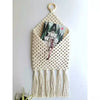 Macrame Wall Hanging Decor Pouch - Green Ninja