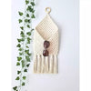 Macrame Wall Hanging Decor Pouch - Green Ninja