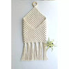 Macrame Wall Hanging Decor Pouch - Green Ninja