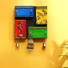 Madhubani Colorful Wooden Key Holder - COMING SOON - Green Ninja