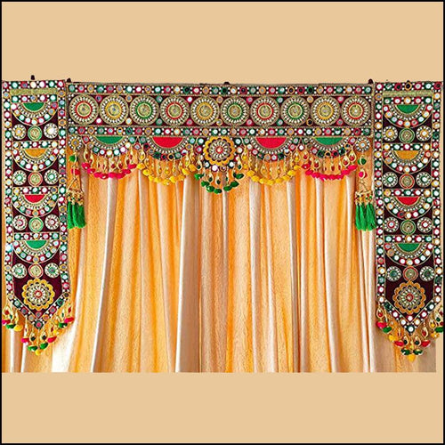 Maharaja Bandarwal Toran - 3 Pieces - Green Ninja