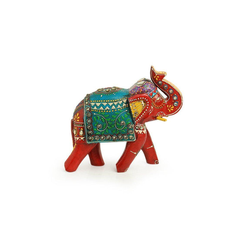 Majestic Rajasthani Elephant - Green Ninja