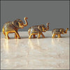 Metal Elephants Family - Green Ninja