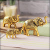 Metal Elephants Family - Green Ninja