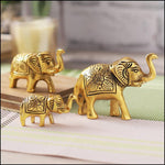 Metal Elephants Family - Green Ninja