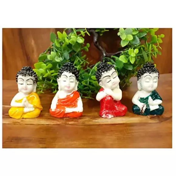 Miniature Monks for Decor - Green Ninja
