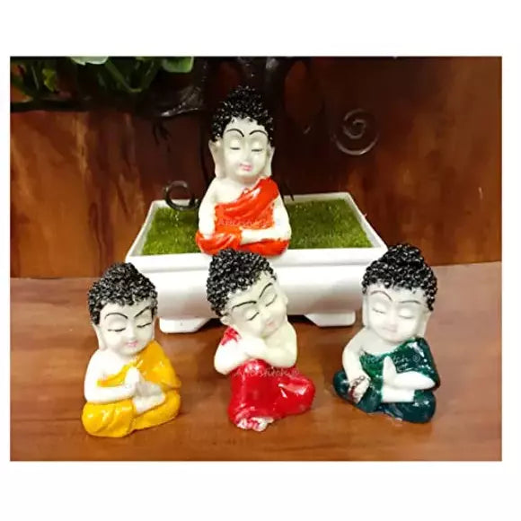 Miniature Monks for Decor - Green Ninja