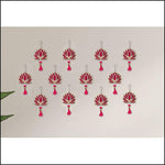 Pack of 12 Lotus Hanging - Green Ninja