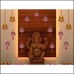 Pack of 12 Lotus Hanging - Green Ninja