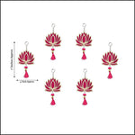 Pack of 12 Lotus Hanging - Green Ninja