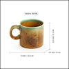 Peacock Feather Inspired Mugs - Green Ninja