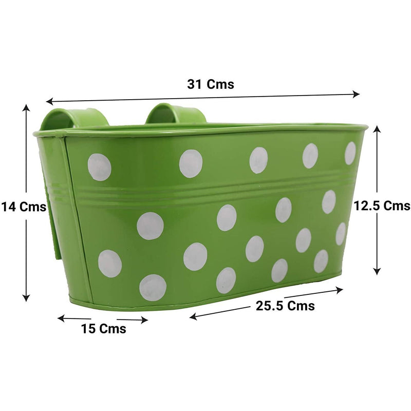 Polka dots Planters For Garden - Green Ninja