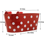 Polka dots Planters For Garden - Green Ninja