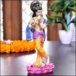 Polyresin Krishna Idol - Green Ninja