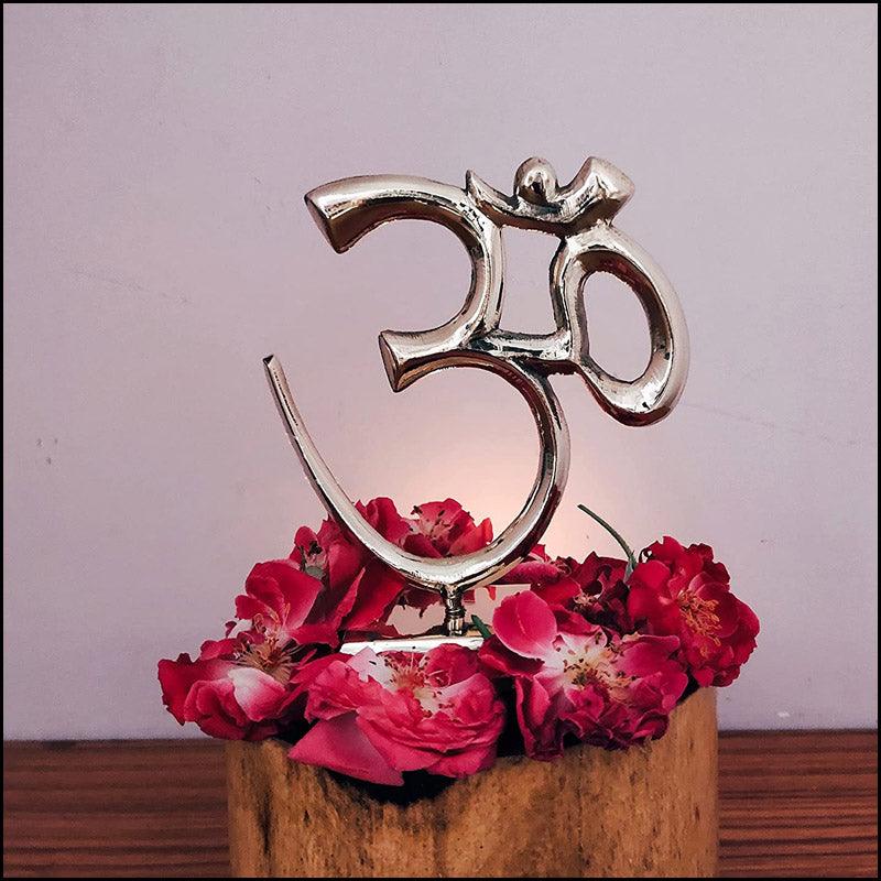 Pure Brass "Aum" Symbol Idol - Green Ninja
