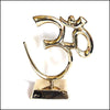 Pure Brass "Aum" Symbol Idol - Green Ninja