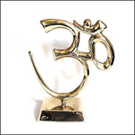Pure Brass "Aum" Symbol Idol - Green Ninja