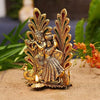 Radha Krishna Metal Diya - Green Ninja