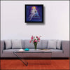 Radha Krishna on Swing Wall Painting - Green Ninja