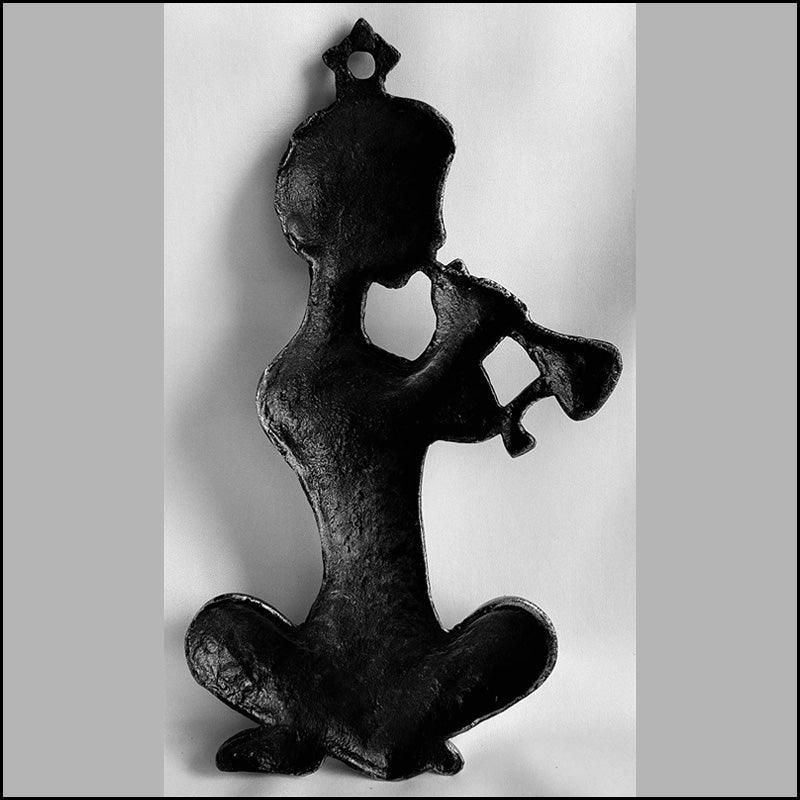 Rajasthani Musicians Metal Wall Hanging - Green Ninja