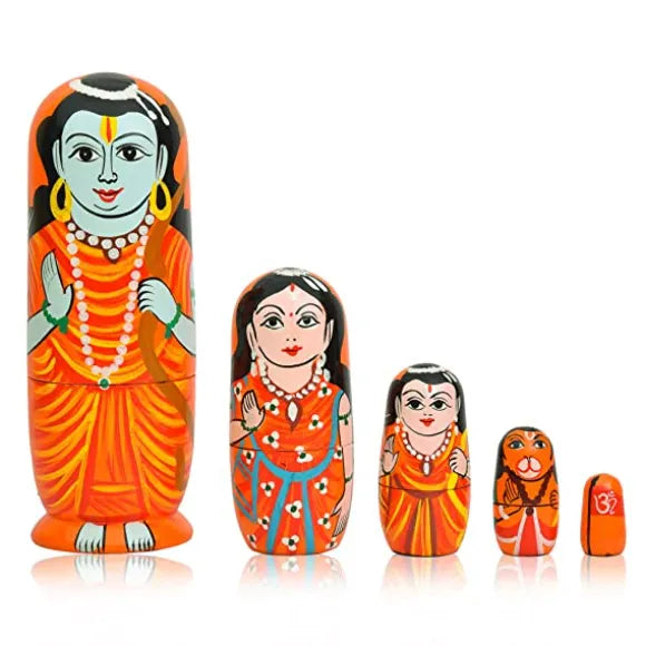 Ramayan Nesting Dolls - Green Ninja