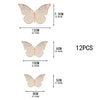 Rose Gold Butterfly Wall Decor - Green Ninja