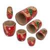 Russian Matryoshka Nested Wooden Dolls - Green Ninja