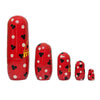 Russian Matryoshka Nested Wooden Dolls - Green Ninja