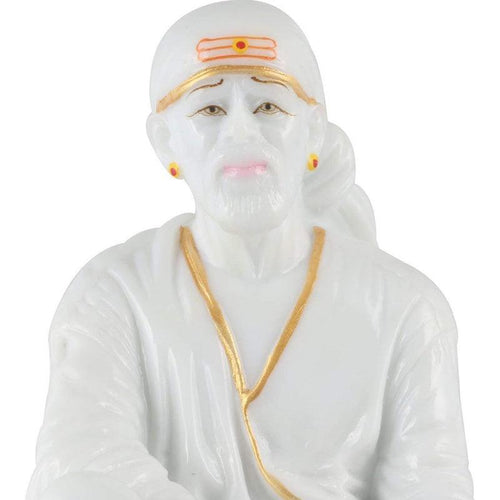 Sai Baba Statue with Marble Finish - Green Ninja