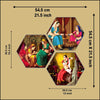 Set of Rajasthani Women Painting - Green Ninja