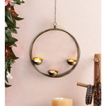 Set of Two Metal Sconce Rings - Green Ninja