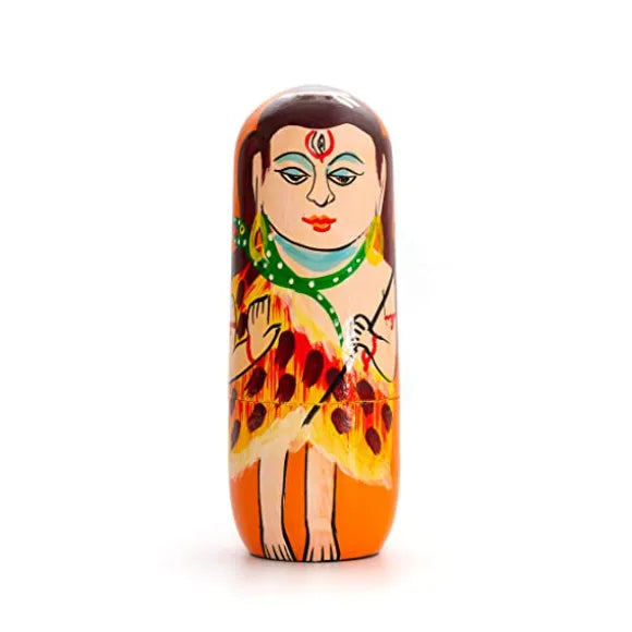 Shiva Parivar Nesting doll set - Green Ninja