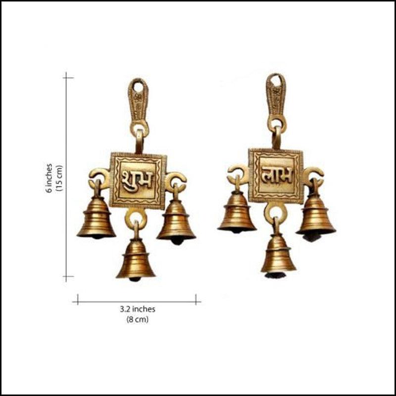 Shubh Labh Wall Hanging Bells - Green Ninja