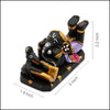Terra-cotta Hand-Painted Ganesha - Green Ninja