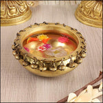 Traditional Brass Urli with Bells - Green Ninja