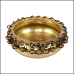 Traditional Brass Urli with Bells - Green Ninja
