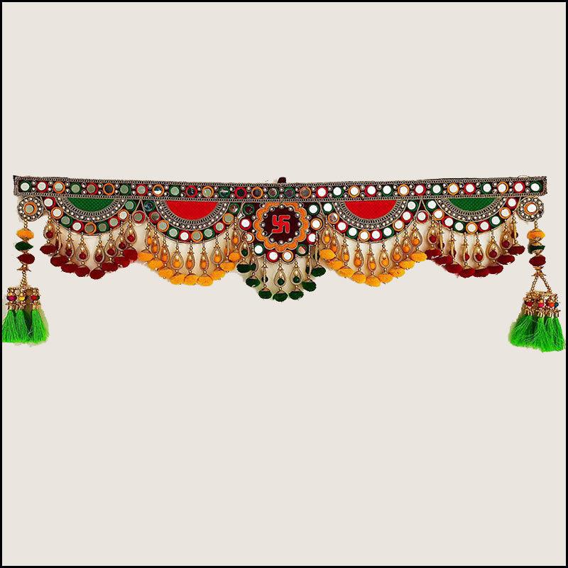 Traditional Multi Jhula Handmade Toran - Green Ninja